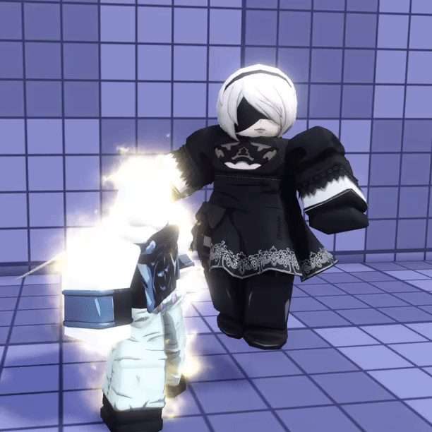 YoRHa_2B_Armor_Shed_Visual_Effects.gif